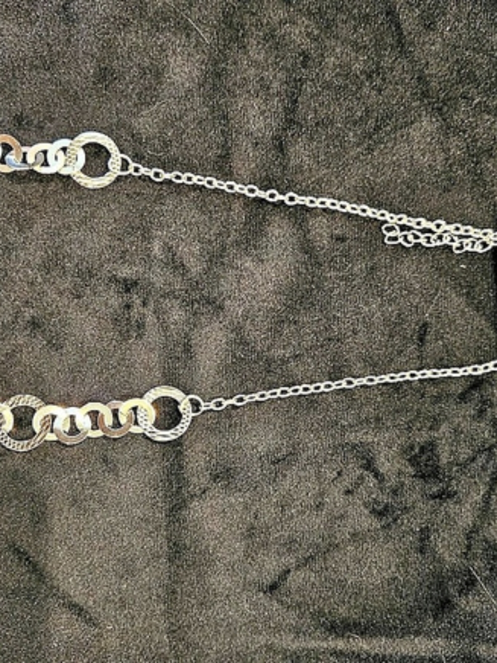 Paparazzi Interlocking Link Necklace in Silver NWT